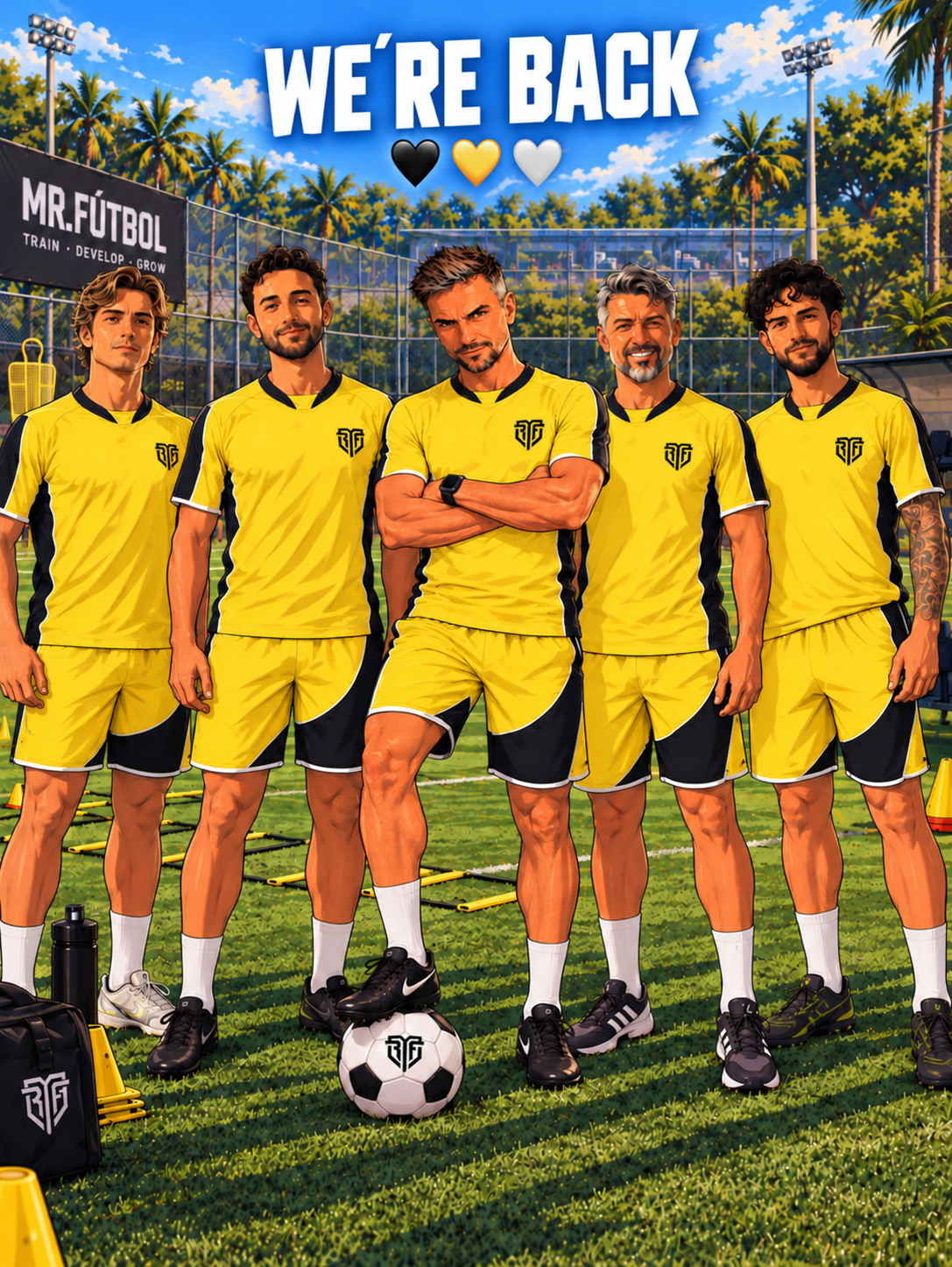 Equipo de entrenadores de MR Fútbol Academy